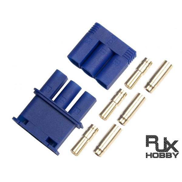 RJX 5.0mm Connector with EC5 Plastic Housing for motor and ESC [HA7071]